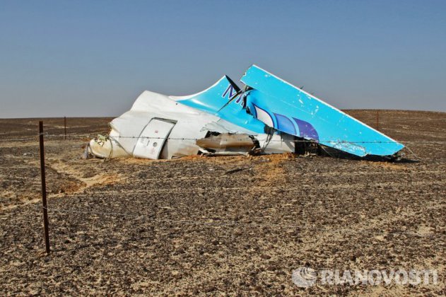 Причиной крушения российского самолета в Египте, возможно, стала бомба