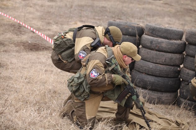 Закрытый матч Совета безопасности Республики по тактической стрельбе. ФОТОРЕПОРТАЖ