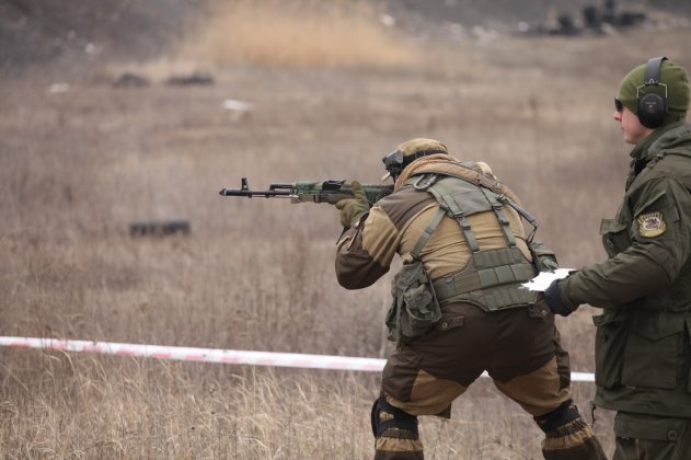 Закрытый матч Совета безопасности Республики по тактической стрельбе. ФОТОРЕПОРТАЖ