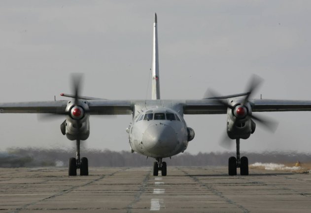 Военный самолёт Ан-26 загорелся при взлёте в Ростове-на-Дону