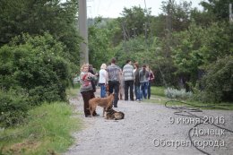 Обстрел Донецка 9 июня 2016г.