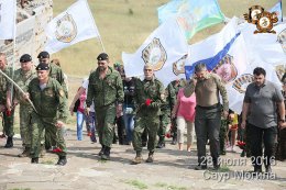 «Восток» помянул павших 2 два года назад на Саур-Могиле товарищей